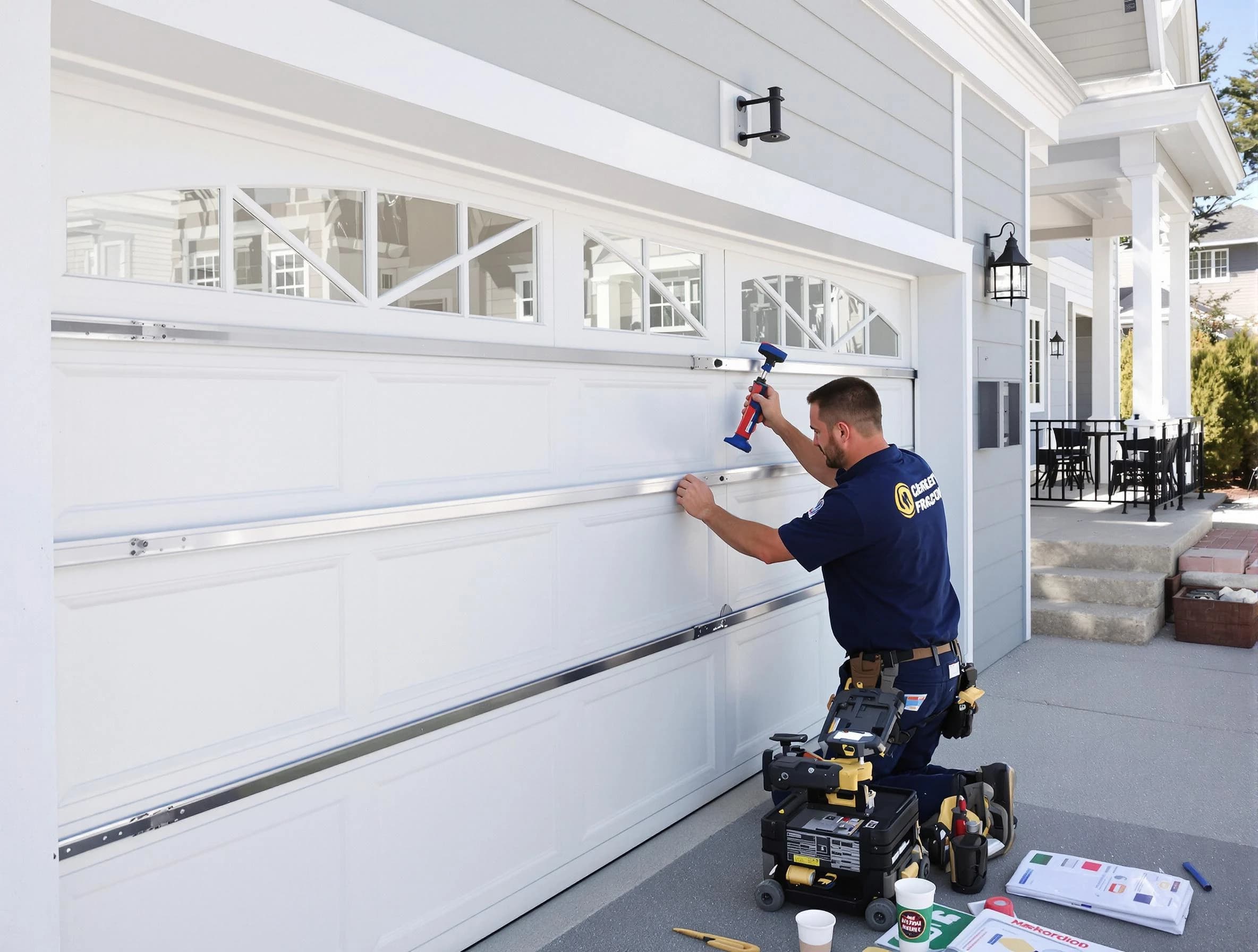Professional garage door installation by Belleville Garage Door Repair in Belleville
