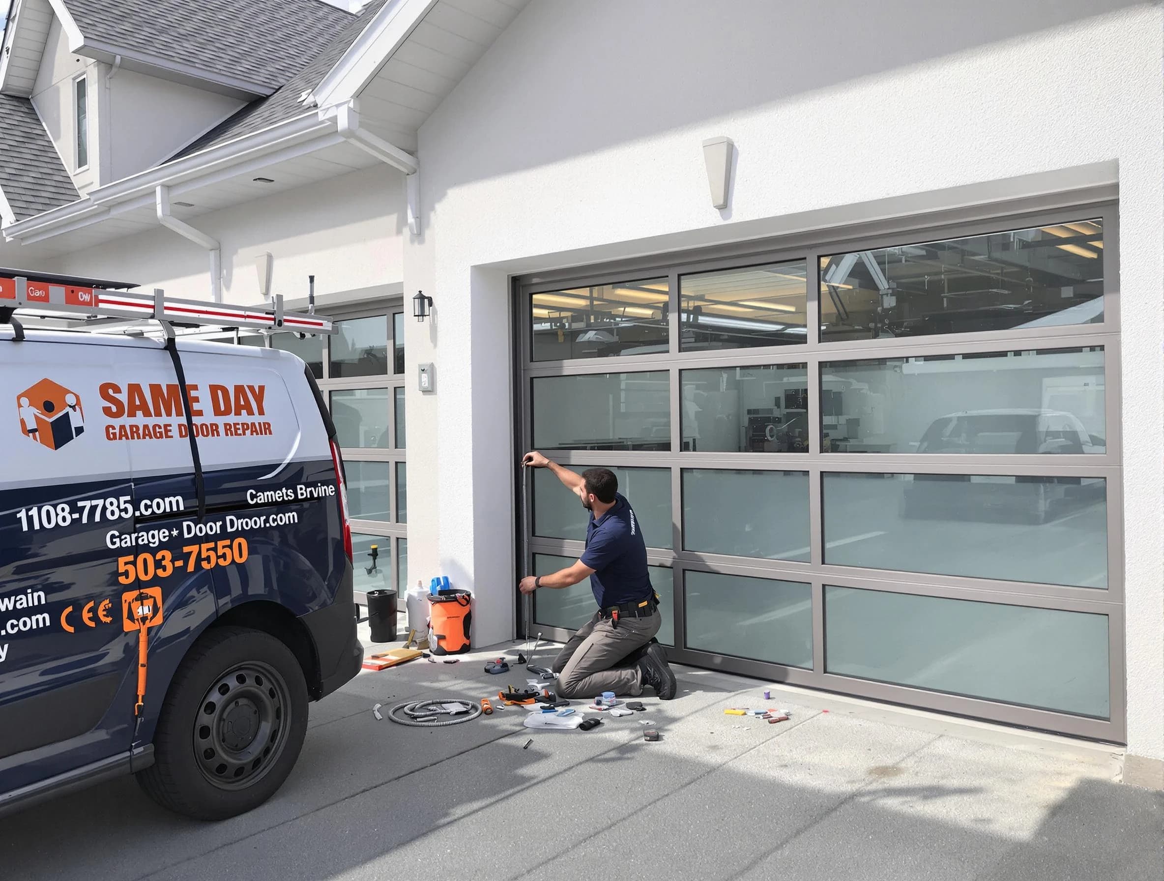 Same-day garage door repair service by Belleville Garage Door Repair in Belleville