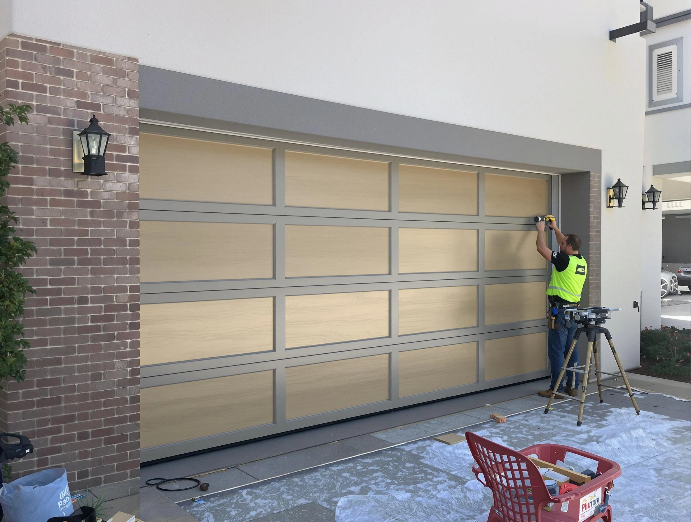 Garage door replacement service by Belleville Garage Door Repair in Belleville