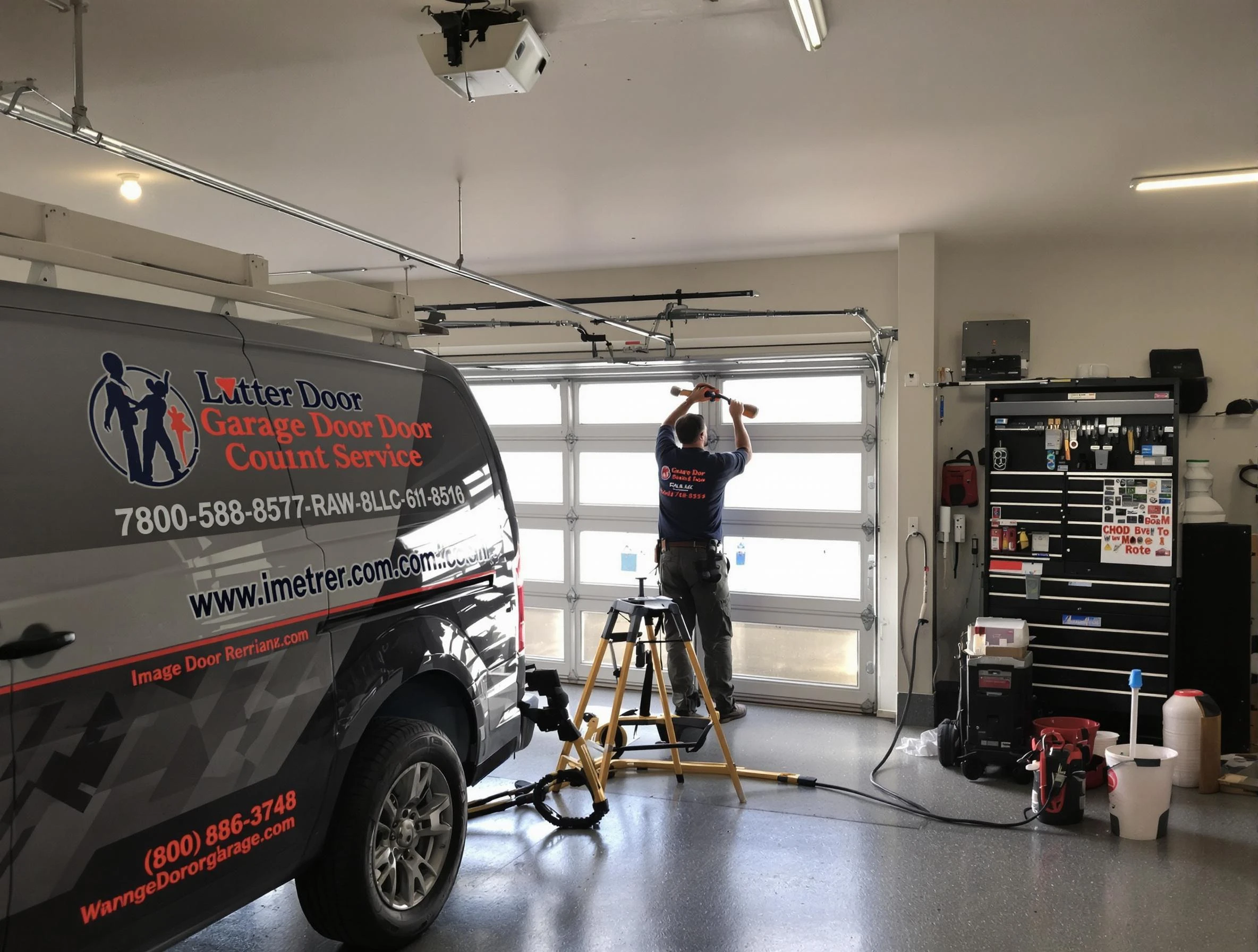 Belleville Garage Door Repair rapid response team performing same-day repair in Belleville