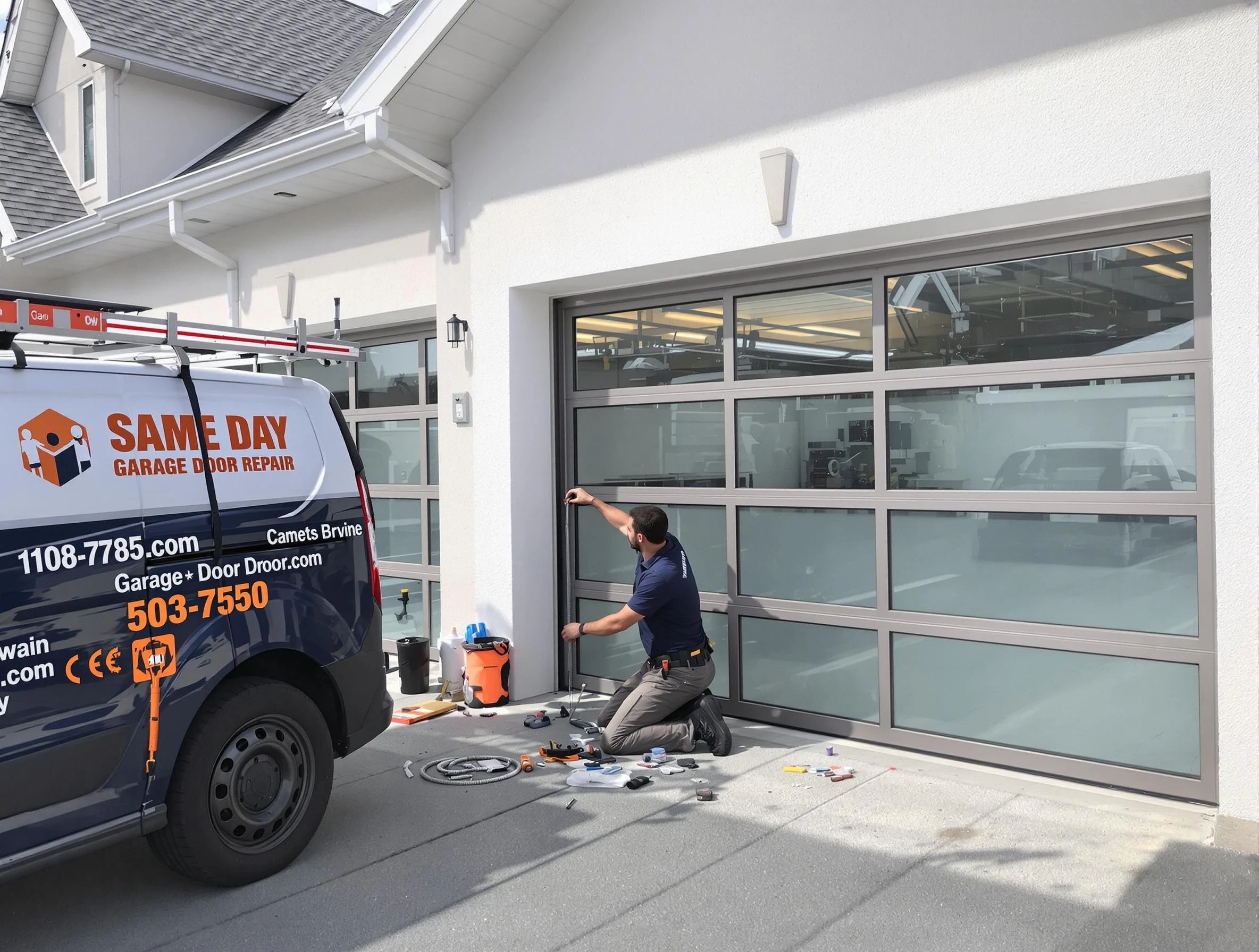 Same-day garage door repair service by Belleville Garage Door Repair in Belleville